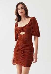 Платье BWLDR OTIS , Copper/Brown