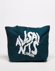 Сумка-шоппер AllSaints Orlando унисекс в цвете Cove Blue