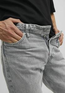Джинсы облегающего кроя Jack & Jones, серый деним