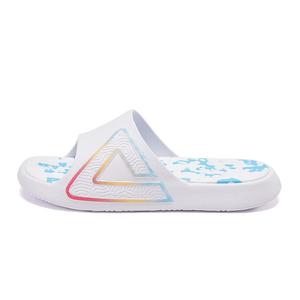 PEAK Тапочки-слайды State Pole Classic с антискользящей подошвой, износостойкие, с амортизацией, унисекс, белые, синие