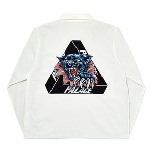 Куртка PALACE Triangle Pattern Logo lapel Jacket Unisex White, белый