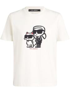 Футболка Ikon Choupette Karl Lagerfeld, белый
