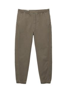 Зауженные брюки Pull&Bear, хаки