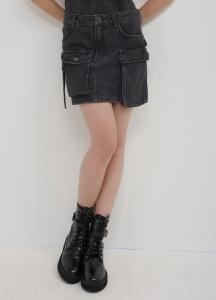 Юбка Calliope Denim skirt, Noir/Black