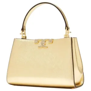 TORY BURCH Eleather One Shoulder Handbag Mini Women's Bright Gold