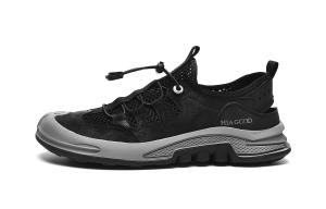 Повседневные мужские туфли HLA низкие Sand Black