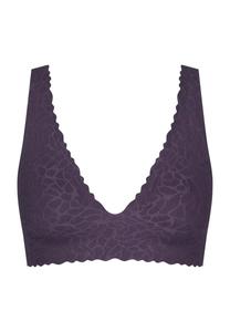 Бралетт Zero Feel Lace Bralette, без косточек, кружево, однотонный, для женщин Sloggi, цвет Blueberry