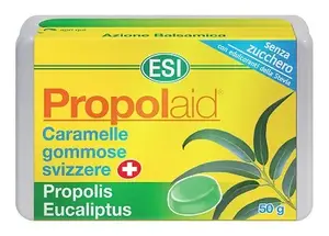 Esi Propolaid Эвкалиптовые конфеты для здоровья горла 50 г Подходит для веганов