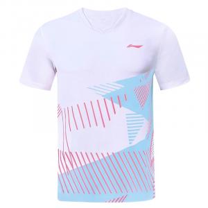 LINING Футболка Unisex White для бадминтона