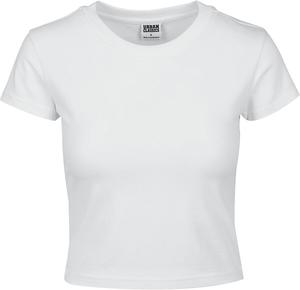 Футболка Urban Classics Ladies Stretch Jersey Cropped Tee, белый