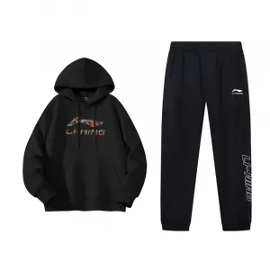 Li-Ning Li Ning Casual Sportswear Unisex Black+Black
