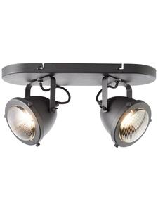 Brilliant Светильник-прожектор, двухламповый Carmen, 18,5x36x14 см, из черного корунда