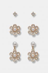 Набор из 3 серег Aldo, золотой