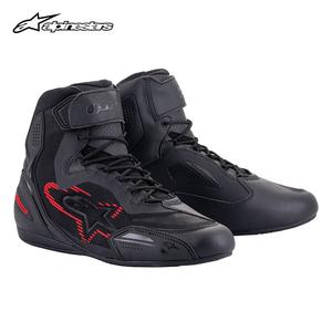 ALPINESTARS PROTECTS Мотоциклетные ботинки для мужчин, летние мототуфли FASTER-3 RIDEKNIT, черный серый красный 1993, размер 42