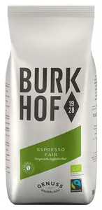 Кофе Fairtrade ESPRESSO FAIR от Burkhof, 1000г в зернах
