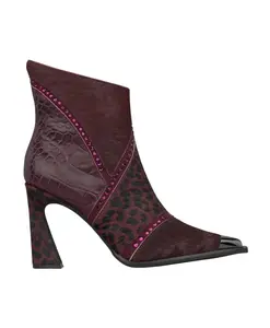 Ботильоны на каблуке разного размера Alma En Pena, красный