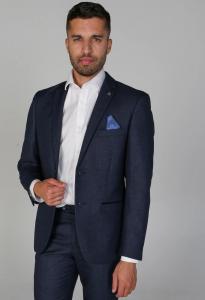 Артур - Классический блейзер Birdseye Paul Andrew, темно-синий