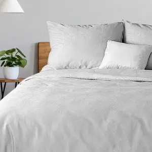 Комплект постельного белья DAMASK 01 Белый 160x200 см, 3 предмета: с 2 наволочками 70x80 см Eurofirany