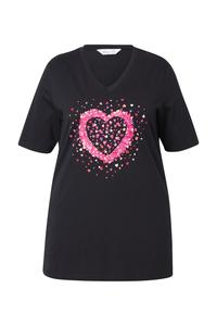 Рубашка оверсайз MIAMODA, черный