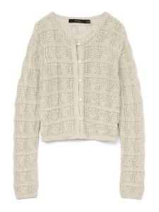 Вязаный кардиган VERO MODA VMAMAZING, Sand