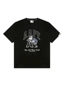Футболка с графичным принтом Aape By A Bathing Ape, черный