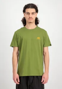 Футболка с небольшим логотипом Alpha Industries, Moss Green