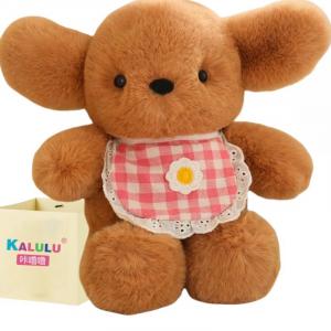 Плюшевая кукла с дизайном милого щенка голден ретривера высота 30см/40см длина 30/40см Click