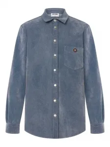 Рубашка на пуговицах Moschino, синий