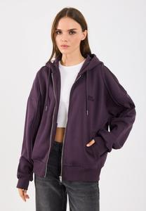 Толстовка Even&Odd Zip-up sweatshirt, Purple