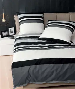 Постельное белье Janine JD 8478-08 Black Graphite Mako Satin, размер: 200 см x 200 см