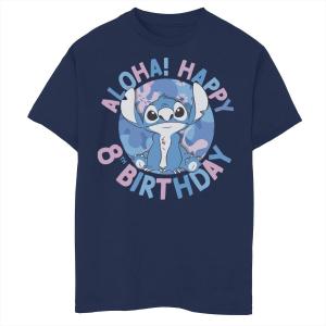 Футболка Disney Lilo & Stitch Aloha с 8-летием для мальчиков 8–20 лет Licensed Character