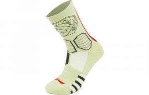 Баскетбольные носки Li Ning, унисекс, 1 шт, нефритово-фарфорово-зеленые
