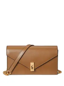 Кошелек-конверт Polo ID POLO RALPH LAUREN, коричневый