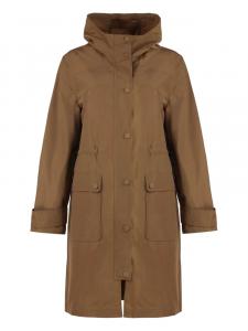 Парка с капюшоном Yves Salomon, коричневый