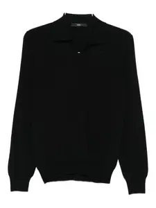 Поло из мериносовой шерсти Sapio, черный