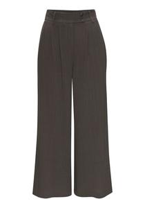 Широкие брюки со складками спереди LASCANA, хаки