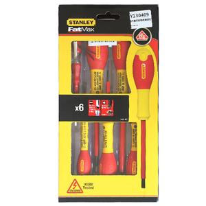 Stanley набор изолированных высоковольтных отверток набор крестообразных электрических ручек набор из 6 предметов 65-443-14