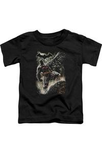 Футболка с коротким рукавом Batman Family для малышей Gildan, черный