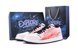 Jordan Баскетбольные кроссовки Air 1 Kikyo Vintage, унисекс, красные