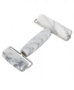 Мраморный двойной кондитерский валик Artifacts Trading Company, белый матовый