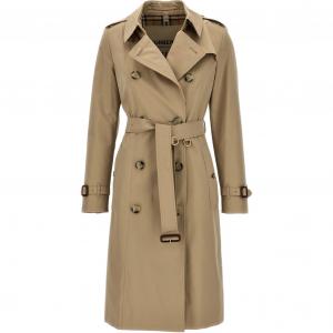 Длинное тренч-пальто Chelsea Heritage Burberry, бежевый