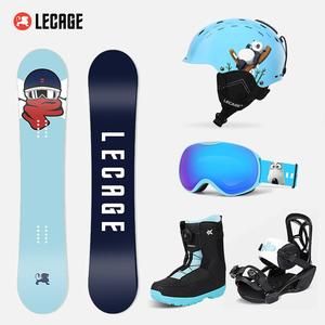 Head Детский комплект: сноуборд Luluo Beginner (двухбортные), для мальчиков и девочек, быстросъемные снегоступы, синие, быстросъемные снегоступы + фиксатор (комплект из 5 предметов), 110 см