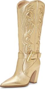 Женские западные сапоги Vince Camuto Biancaa до колена, True Gold Wide Calf