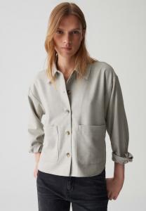 Блуза OPUS PANTS BOXY OVERSIZED FIT TWILL, Hazy Fog Melange/Grey