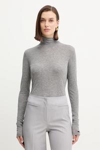 Свитер из смесовой шерсти Elisabetta Franchi, серый