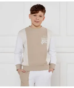 Толстовка Oversize fit Guess, бежевый