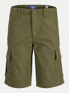 Шорты свободного кроя из ткани 12268381 Jack&Jones Junior, хаки