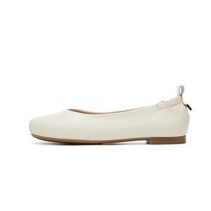 Повседневные однобортные туфли женские QUICHESHOES, Ecru