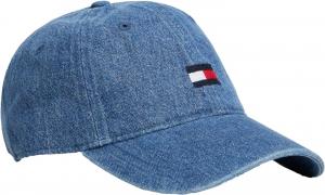 Мужская хлопковая регулируемая бейсболка Tommy Hilfiger Ardin, Rinse Denim