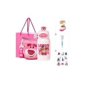 ZOKCL/коллекция Lotso/Mickey, плюшевый кошелек для монет чехол для стакана 3D плюш двойная соломинка для напитков термоизолированный стакан 520мл Disney